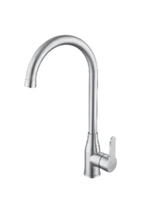 Vòi chậu rửa chén Luxta L-3219B nóng lạnh inox 304