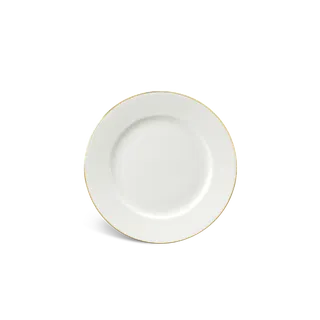 Dĩa tròn sứ Minh Long - Jasmine - Viền Chỉ Vàng