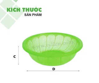 Rổ Gạo 260 nhựa Tý Liên No.0323