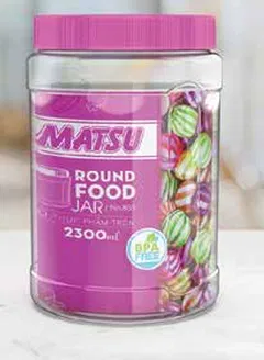 Hũ  Matsu tròn nhựa Duy Tân - 2300ml