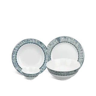Bộ đồ ăn sứ Minh Long 09 sản phẩm - Jasmine - Vinh Quy Nhạt