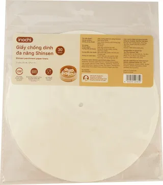 Giấy chống dính đa năng INOCHI Shinsen 20cm - 30 tờ- Trắng