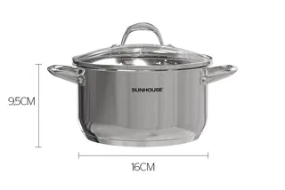 Nồi Inox 3 đáy Sunhouse SHG301-16