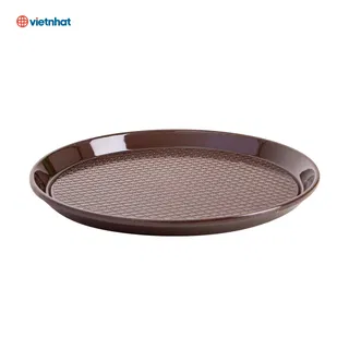 Khay tròn caro nhựa Việt Nhật 5646