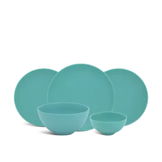 Bộ đồ ăn sứ Minh 17 sản phẩm - Timeless - Màu Xanh Dương