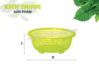 Rổ 310 (loại 2) nhựa Tý Liên No.0301