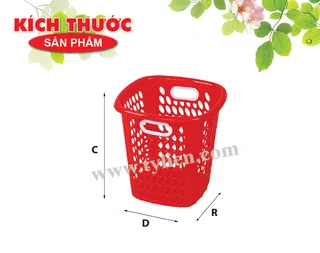 Sọt Cao Trung (loại 1) nhựa Tý Liên No.1321