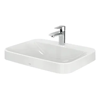 Lavabo chậu rửa mặt TOTO LT5616C#XW đặt bàn sứ chống bám bẩn