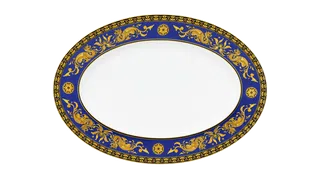Dĩa oval sứ Minh Long 37 cm - Hoàng Cung - Cẩm Tú