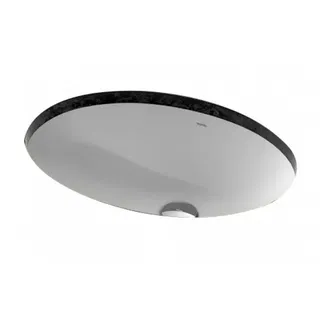 Lavabo chậu rửa mặt TOTO LW1505V#XW âm bàn sứ chống bám bẩn
