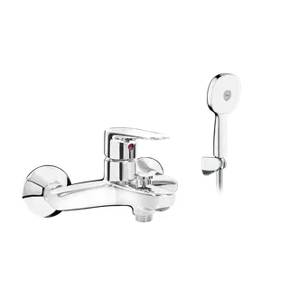 Vòi sen tắm nóng lạnh INAX BFV-1113S-8C tay sen tăng áp si (BFV1113S-8C)