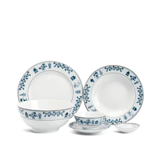 Bộ đồ ăn sứ Minh Long 10 người 36 sản phẩm - Jasmine - Tứ Quý