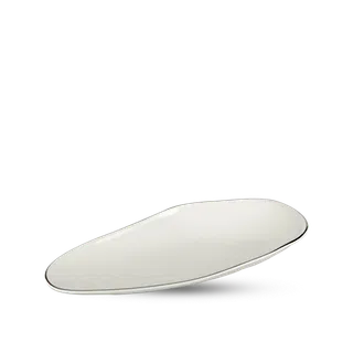 Dĩa chem chép sứ Minh Long 42 cm - Ngọc Biển IFP - Chỉ Bạch Kim