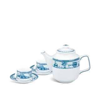 Bộ trà sứ Minh Long 0.7 L - Jasmine - Thôn Dã