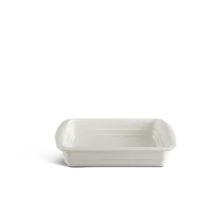 Khay chữ nhật sứ Minh Long sâu  37 x 26 cm - Misc Assortment Lys - Trắng Ngà