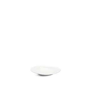 Dĩa lót oval sứ Minh Long 14 x 10 cm - Daisy Lys - Trắng Ngà