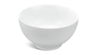 Chén cơm sứ Minh Long 12 cm - Camellia - Trắng