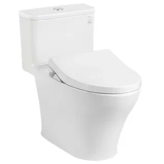 Bồn cầu 1 khối TOTO MS857DE4 Nắp Cơ Ecowasher TCW1211A