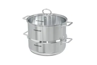 Bộ nồi xửng Inox 3 đáy Sunhouse SHG507-24C