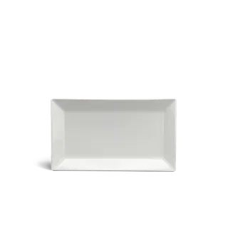 Dĩa chữ nhật lá sứ Minh Long 22 x 13 cm - Misc Assortment Lys - Trắng Ngà