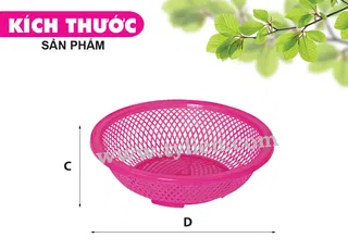 Rổ 442 dẻo nhựa Tý Liên No.0311