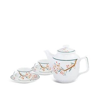Bộ trà sứ Minh Long 0.7 L - Jasmine - Quả Đầu Mùa