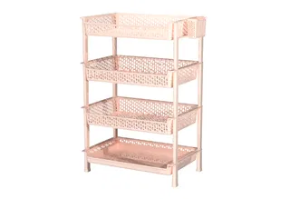 Kệ Lớn 2024 4 Ngăn bánh xe nhựa Duy Tân No.1605/4