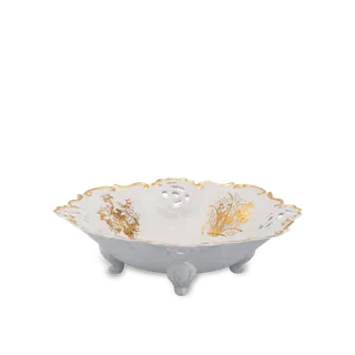 Tô trái cây sứ Minh Long - Royal - Tứ Quý (Vàng)