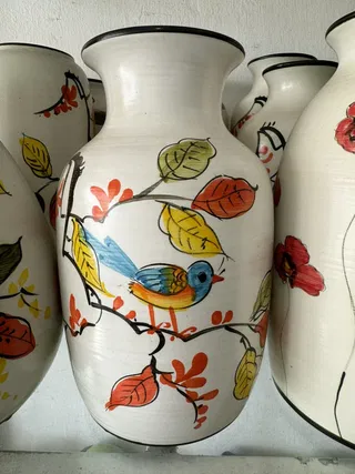 LỌ HOA GỐM MEN L2.20