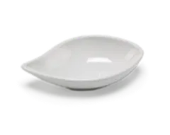 Chén chấm sứ Minh Long hình Chiếc Lá 9 cm - Misc Assortment - Trắng