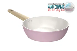 Chảo phủ sứ Nano đáy từ Sunhouse Healthy SHG26MP