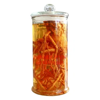 Bình thủy tinh ngâm rượu 10 lít trụ trơn