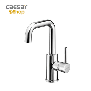 Vòi lavabo chậu rửa mặt Caesar B520CU nóng lạnh kèm nút xả nhấn