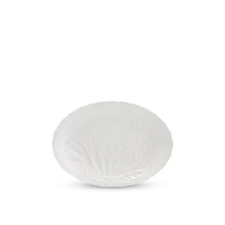 Dĩa oval sứ Minh Long 32 cm - Sen IFP - Trắng Ngà