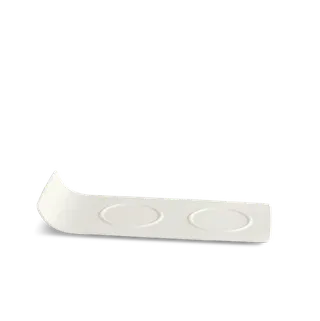 Khay lót chum sứ Minh Long 25 x 11 cm - Gourmet Lys - Trắng Ngà
