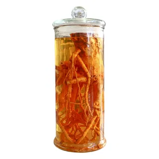 Bình thủy tinh ngâm rượu 25 lít trụ trơn có vòi