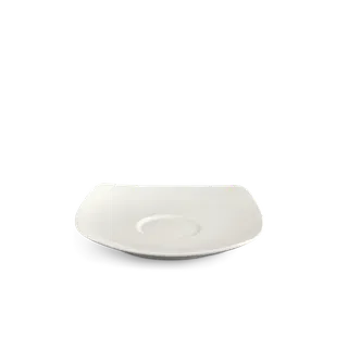 Dĩa lót vuông sứ Minh Long 15 cm - Gourmet Lys - Trắng Ngà