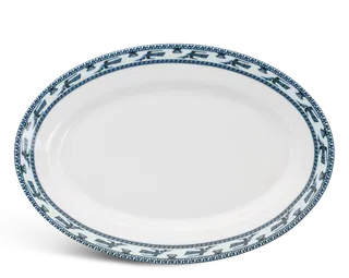Dĩa oval sứ Minh Long - Jasmine - Chim Lạc