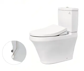 Bồn cầu 2 khối TOTO CS948DE4 nắp rửa TCW1211A