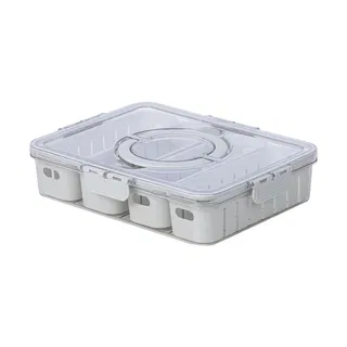 Hộp thực phẩm chữ nhật 4 ngăn Hokori Việt Nhật 6510-1