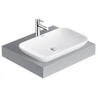 Lavabo chậu rửa mặt Viglacera V28 bán âm dương vành