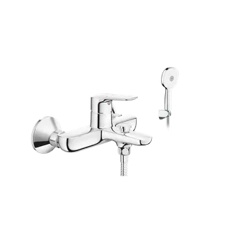 Vòi sen tắm nóng lạnh INAX BFV-1403S-8C tay sen tăng áp si (BFV1403S-8C)