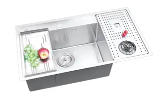 Chậu rửa chén 1 hộc Luxta LC8949-3.0 Inox 304 dài 89cm