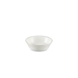 Chén chấm sứ Minh Long 9 cm - Tulip Ngà - Chỉ Vàng