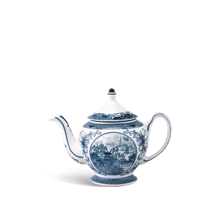 Bình trà sứ Minh Long 1.3 L + nắp - Hoàng Cung - Hồn Việt
