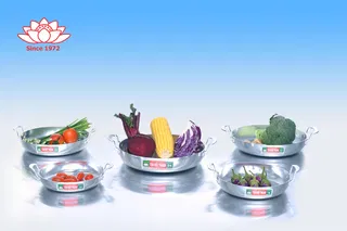 Chảo nhôm xi dầy Tân Đức Thành 20cm