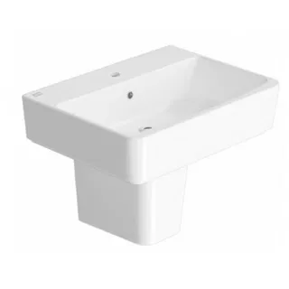Lavabo rửa mặt American Standard 0507-WT treo tường + chân ngắn 0707-WT