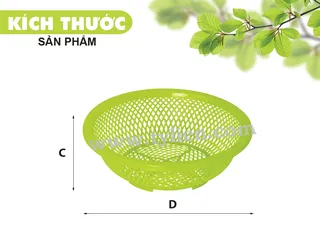 Rổ 402 (loại 2) nhựa Tý Liên No.0310
