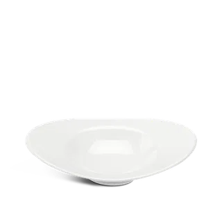 Tô sứ Minh Long oval vành 17 cm - Misc Assortment Lys - Trắng Ngà