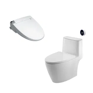 Bồn cầu 1 khối INAX ACT-902 xả cảm ứng nắp rửa CW-KA22AVN